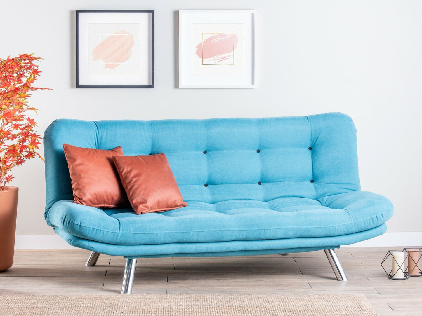 Kanapéágy Misa Sofabed - Turquoise Türkiz