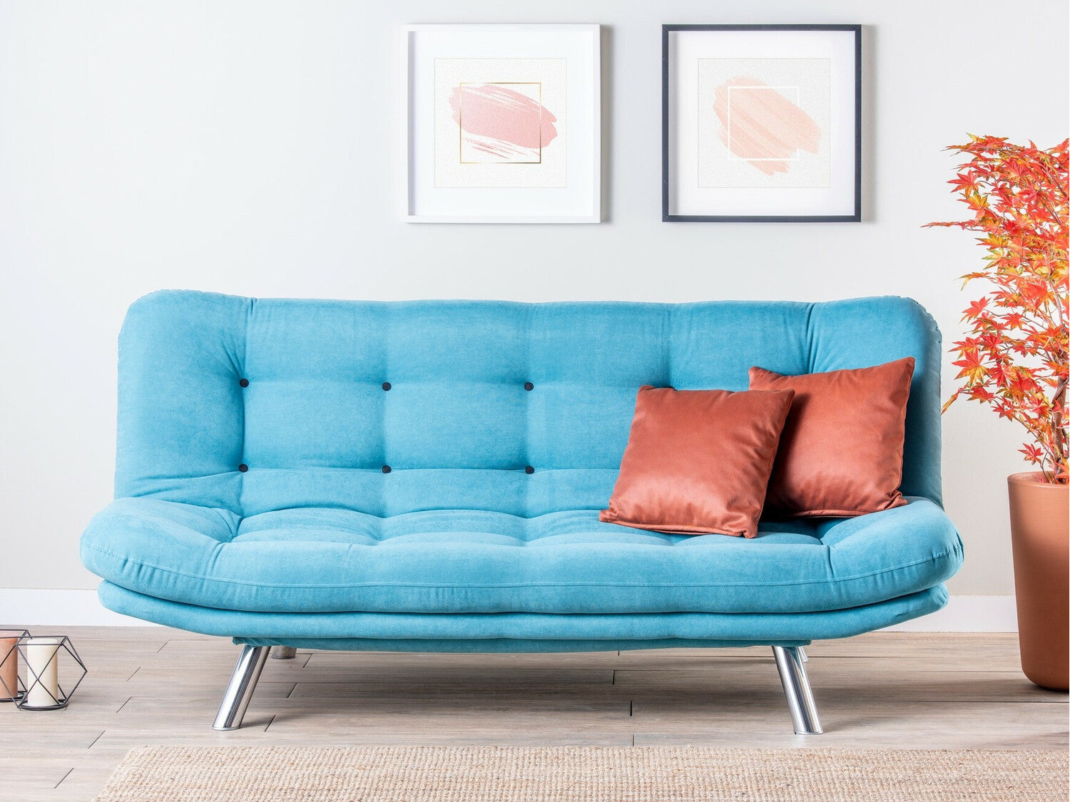 Kanapéágy Misa Sofabed - Turquoise Türkiz