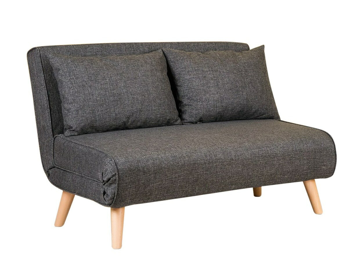 Kanapéágy Folde 2-Seater - Dark Grey Sötétszürke