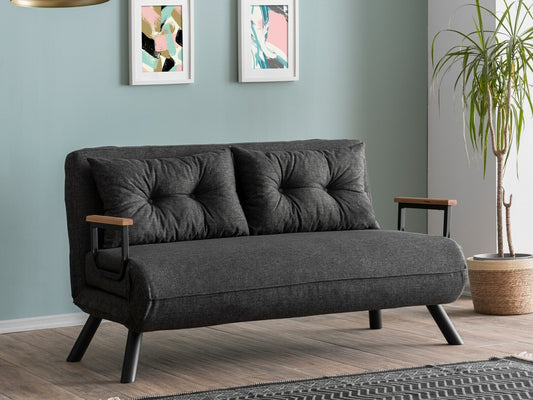 Kanapéágy Sando 2-Seater - Dark Grey Sötétszürke