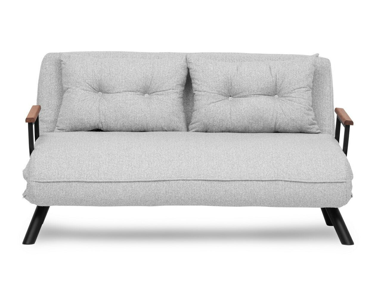 Kanapéágy Sando 2-Seater - Teddy Fabric - Grey Világosszürke