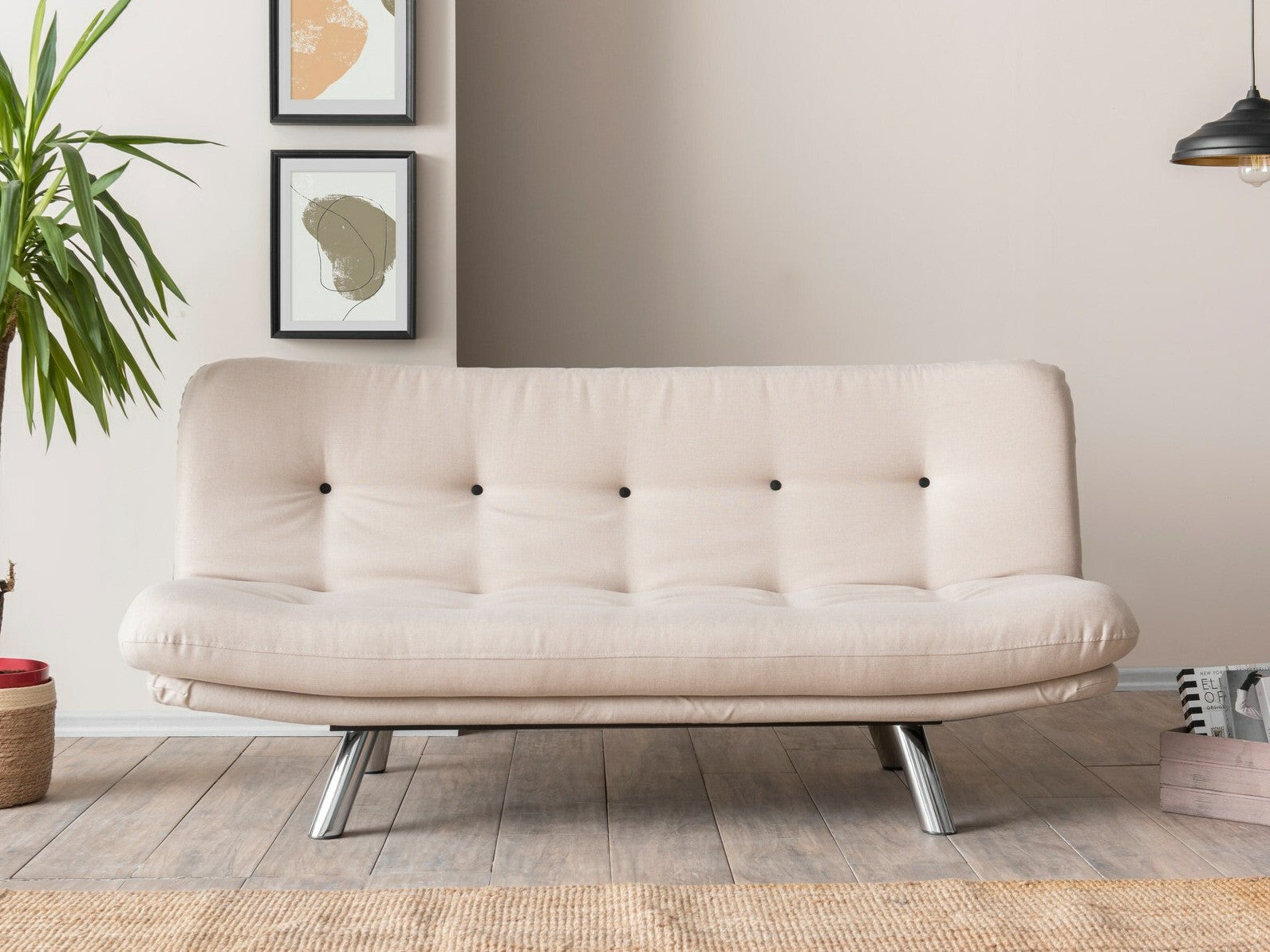 Kanapéágy Misa Small Sofabed v3 - Cream Krém